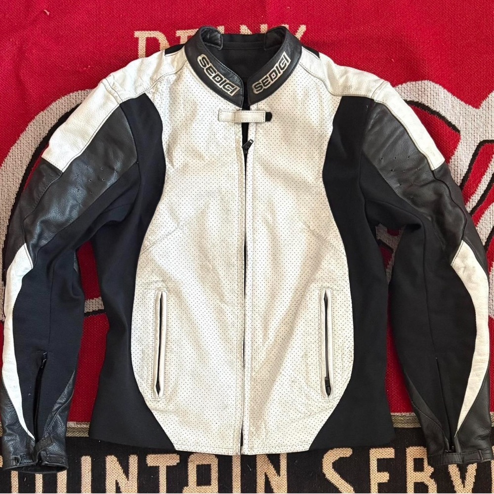 Vintage Sedici leather Moto jacket
